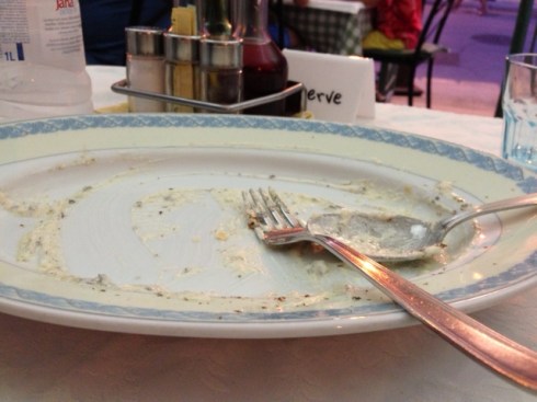 Things that can be brackish besides water:  brackish silence, brackish meeting, brackish eternity